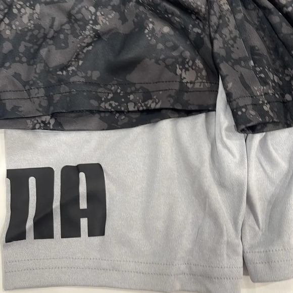 Puma basketball shorts PUMA Youth 2-pack Short Large X-Large Medium Black Gray - Picture 9 of 11